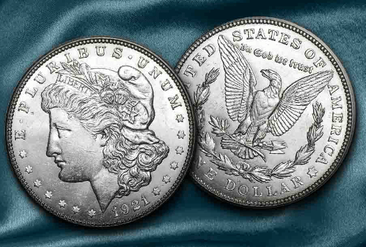 1921 Morgan Silver Dollars