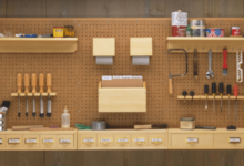 Pegboard Storage