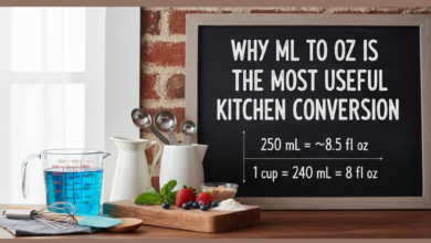 Why mL to oz Is the Most Useful Kitchen Conversion