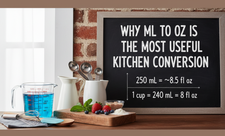 Why mL to oz Is the Most Useful Kitchen Conversion
