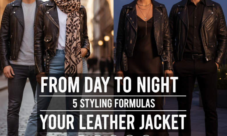From Day to Night: 5 Styling Formulas for Your Leather Jacket